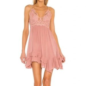 NWT Free People Adela Slip Dress size Small Rose